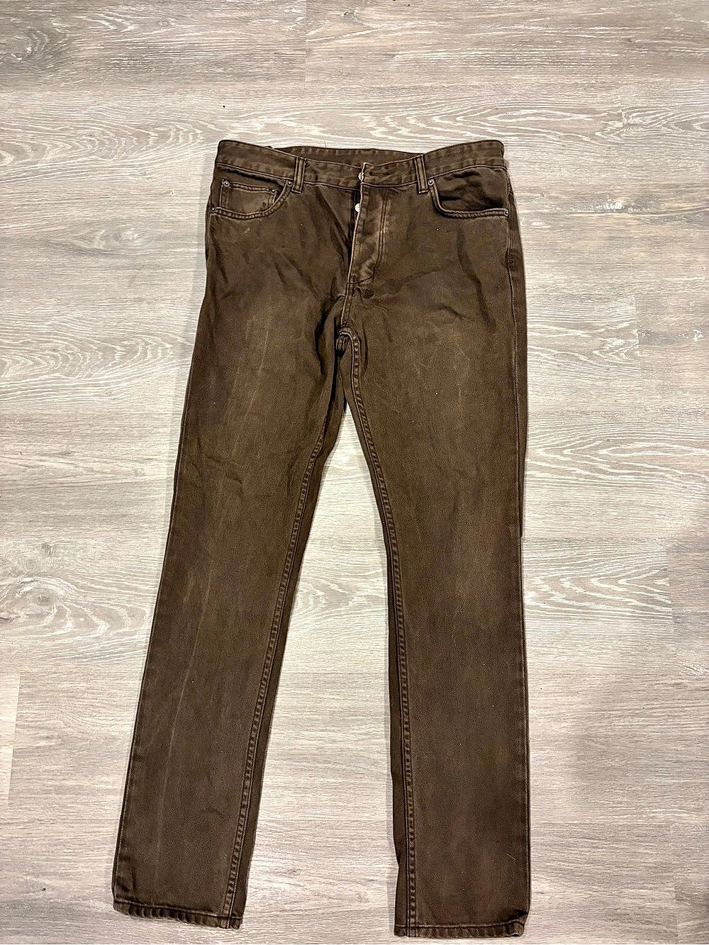 Ksubi Brown Slim Jeans Waist 34